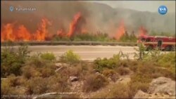 Orman yangınları nedeniyle Rodos Adası'ndan tahliyeler başladı